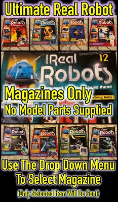 Ultimate Real Robot Ausgaben nur Magazin - keine Modellteile geliefert (Artikel auswählen)