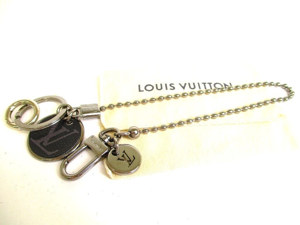 Louis Vuitton Monogram Eclipse Canvas Eclipse Pin Lock Ring