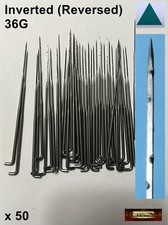 M00713x50 MOREZMORE Bulk 50 Felting Needles 36G MEDIUM INVERTED REVERSED Dry NF