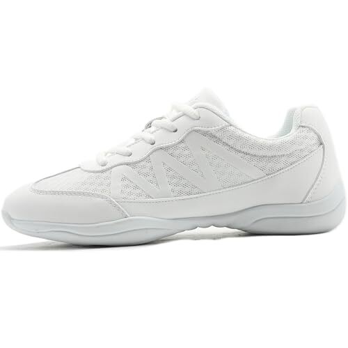 Cheer Shoes Girls Cheerleading Shoes Women Jumping 7.5 Women/6.5 Men White
