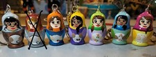 Painted Nesting Doll Keychain