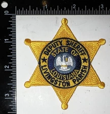VINTAGE OBSOLETE Livingston Parish LA Louisiana Deputy Sheriff Patch