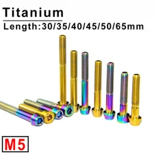 M5*30/ 35/ 40/ 45/ 50/ 65 mm Titanium Screw Tapered Head Cycling Repair Screws