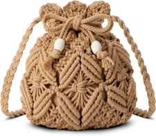 Straw Bags for Women - Straw Crossbody Bags Boho Crossbody Purses
