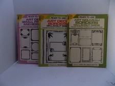 3 CLIP ART BOOKS USED 78A