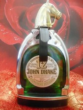 Vintage Barflasche JOHN DRAKE Scotch Whisky ca. 1970er Jahre Leer aus Nachlass