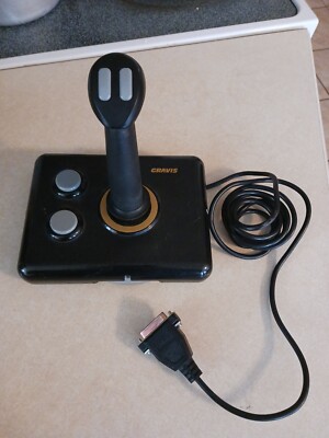 Vintage Gravis Analog Pro 15-Pin Joystick Controller PC Flight Stick