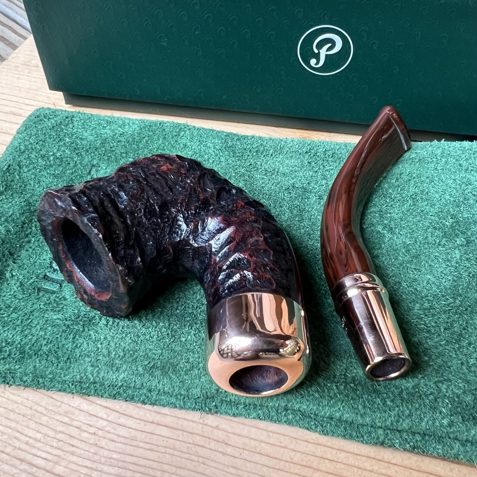 Peterson Christmas 2024 Copper Spigot Rusticated (05) Fishtail Pipe
