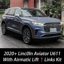 for 20+ Lincoln Aviator U611 Adjustable Air Suspension Lift Links Raise Kit Rods