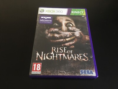 Jeu Xbox 360 Rise Of Nightmares - Version PAL, Boîtier Neuf (non Officiel), Sans Notice, CD Rayé Mais Fonctionnel