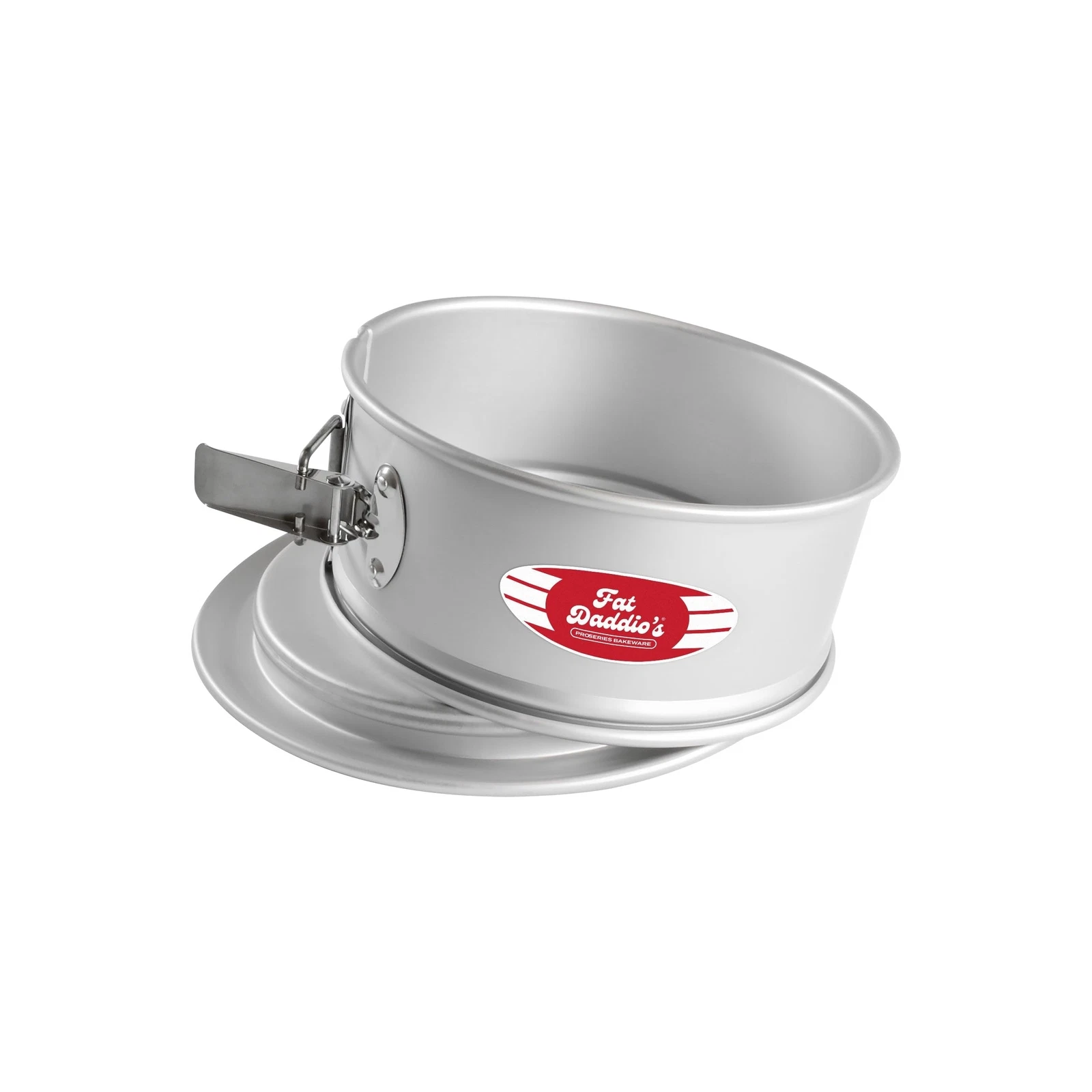 9 Inch Silver Baking Pan with Removable Base for Cakes and Desserts