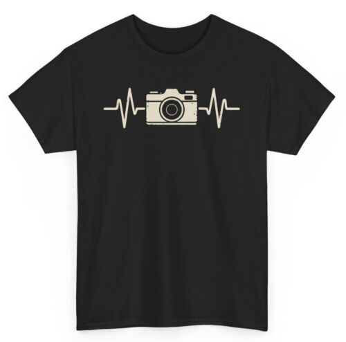 Vintage Photographer Funny T-shirt - Camera Novelty Photography Graphic Tee - Picture 1 of 33
