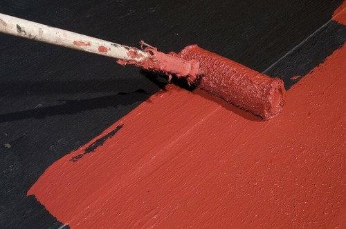 GUAINA LIQUIDA IMPERMEABILIZZANTE TETTI TERRAZZI CALPESTABILE ROSSA BIANCA VERDE - Imagen 3 de 5