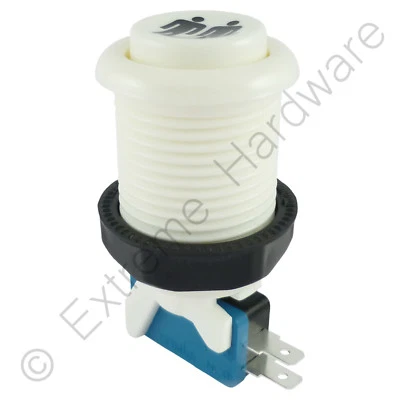 EXTREME HARDWARE Happ Style 2 Player 28mm Round Classic Arcade Push Button & Microswitch - MAME