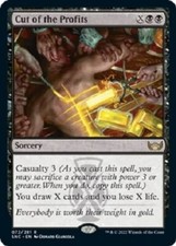 Cut of the Profits 72/281 FOIL RARE Streets of New Capenna MTG SNC