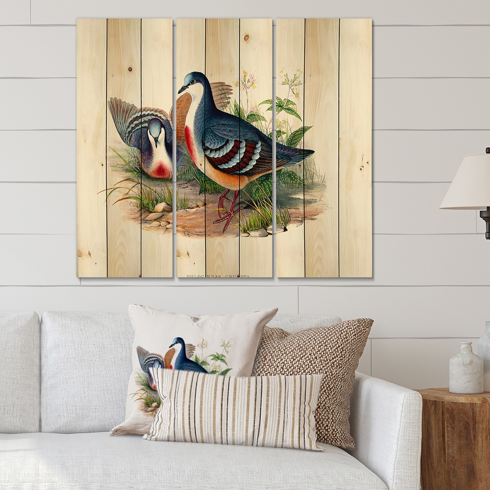 Designart 'Vintage Birds In The Wild IV' Traditional Print