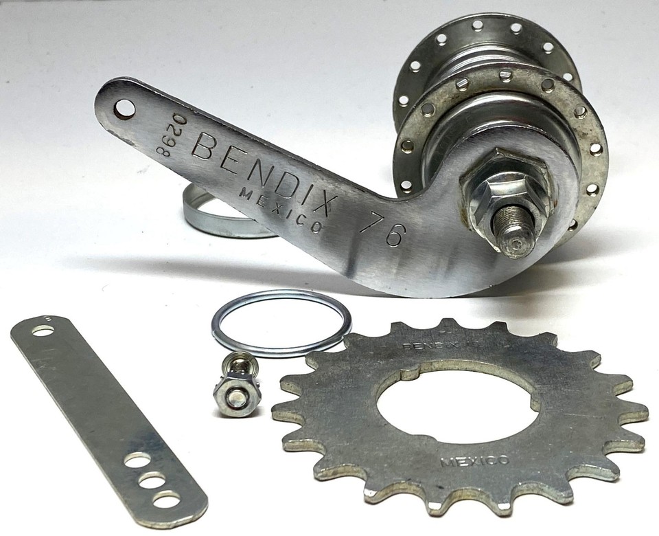 NOS Bendix 76 bicycle Coaster Brake HUB 28 hole 19 tooth COG | eBay