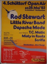Depeche Mode + more Original Festival Poster 4.Schüttorf Open Air 28.5.1983 Rare