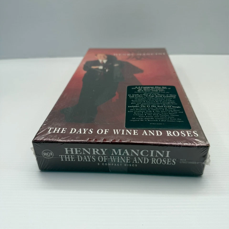 Henry Mancini The Days of Wine & Roses 3-Disc CD Box Set Soundtrack Jazz Lounge - Image 3 of 4