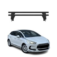 Menabo DachträGer GrundtäGer FüR Citroen DS5 2011-2015 50Kg Alu Schwarz 2 Tlg