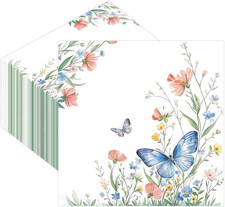 50Pcs Wildflower Napkins Party Decorations, Floral Paper Napkins Disposable Flow