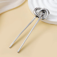 European American Stainless Steel U-Shaped Hair Pin Women Metal Hair Sticks High