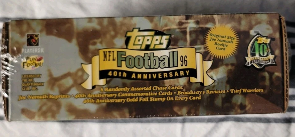 SEALED 1996 TOPPS 40th Anniversary NFL Complete Box Set Vintage Cards Sealed - Image 3 of 4