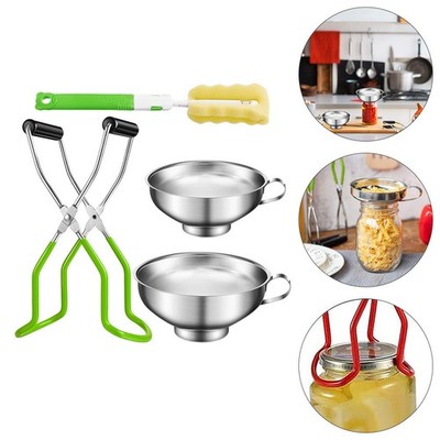 1 Set Premium Canning Kit Healthy Canning Trichter Jar Lifter Pinsel -Set