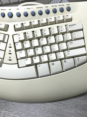 Microsoft Natural Keyboard Pro Wired Ergonomic Design With 19 Hot