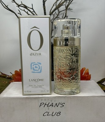 Lancome O D'Azur 2.5 fl. oz. Eau de Toilette Floral Fruity Perfume for Woman