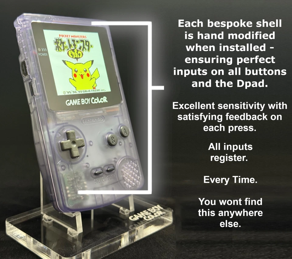 Gameboy Color OLED Screen - Premium Build - Superior Button Inputs - 9+ colours - Image 2 of 4