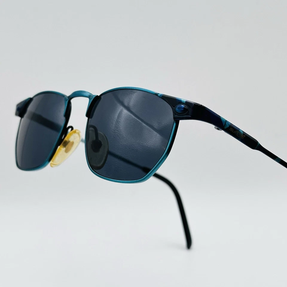 Gafas de sol Carrera Sunjet para mujer y hombre ovaladas verdes azules vintage años 90 5232 NOS Foto 4 de 4