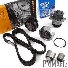 CONTI Zahnriemen + Rollen + GRAF Wapu für AUDI A1-A6 SEAT VW Passat 1.6 2.0 TDI