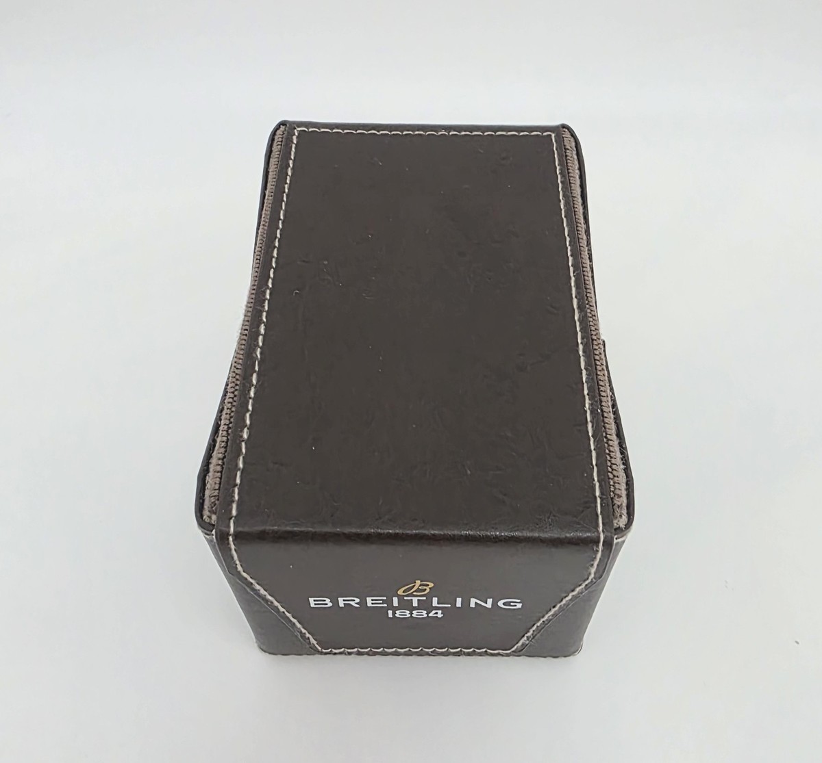 ORIGINAL BREITLING BROWN LEATHER TRAVEL WATCH BOX BRAND NEW | eBay