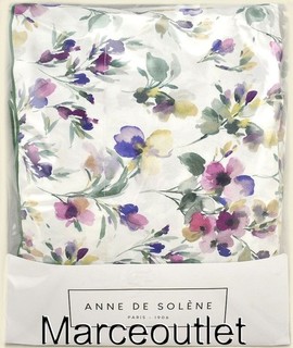 Anne De Solene Paris Enchantement FULL / QUEEN Flat Sheet Floral Multi