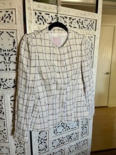 NWT Rebecca Taylor Plaid Tweed Jacket / Women's Blazer - Size 2