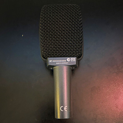 Sennheiser e 609 Silver Dynamic Wired XLR 3-Pin Microphone, Black/Silver