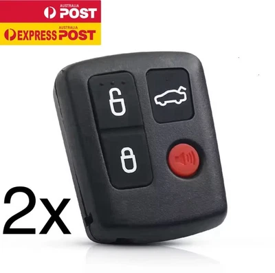 2 x For Ford BA BF Falcon Sedan/Wagon Keyless Car Remote 4 Button Keypad Locking - image 1 of 3