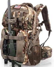 MoiShow Hunting Backpack, Camo Bow Pack, Water-Resistant Large Hunting Bag
