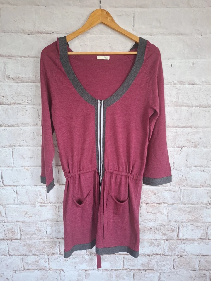 Hoss Intropia Damen Strickjacke Cardigan Oberteil Gr. S 36 Weinrot - Bild 4 von 4