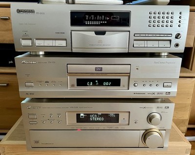 Pioneer High End Anlage!  VSA-E08 / DV-737 / PD-S 702  ink. Fernbedienungen