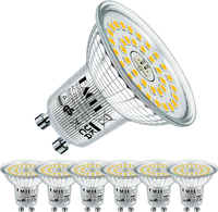 GU10 Led 4000K 6.5W Ersetzt 100W Halogen Leuchtmittel 6Er Pack. Neutralweiss 760
