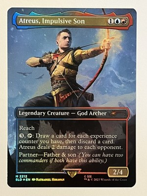 Atreus, Impulsive Son Secret Lair Drop Series Foil MTG NM