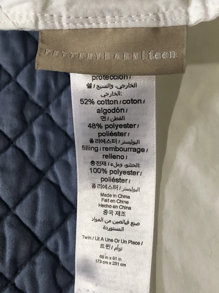 Pottery Barn Teen Essential Duvet Insert Lightweight Twin 68x91” White NWOT - Image 4 of 4