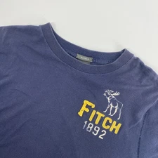 Abercrombie Fitch T Shirt Mens Extra Large Muscle 1892 Y2K College Retro Preppy