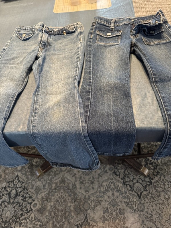 Old Navy High Rise Flare Size 7 Girls Lot Of 2