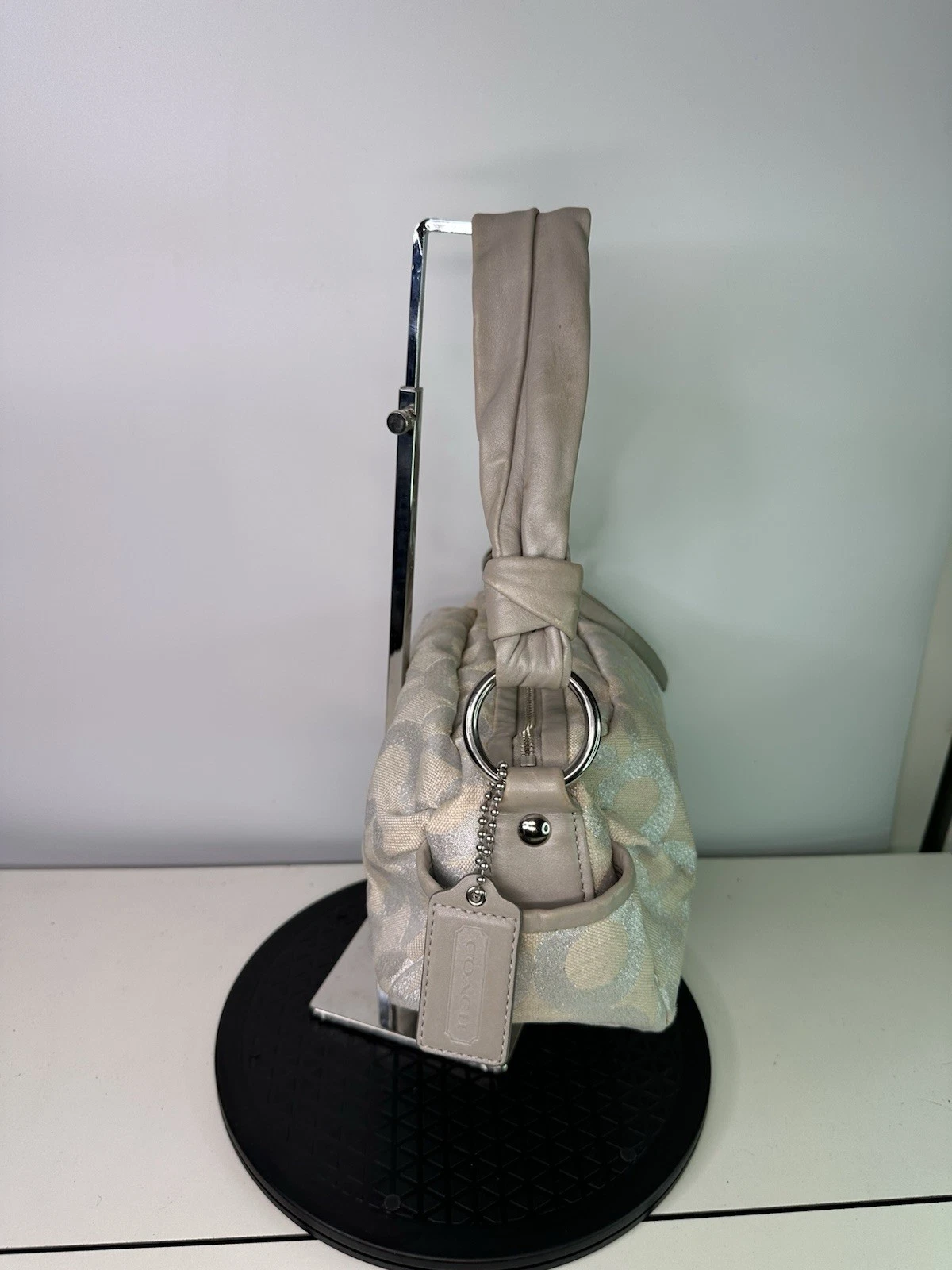 Coach 13507 Felpa con Cappuccio Op Art Borsa a Tracolla Lame Monospalla