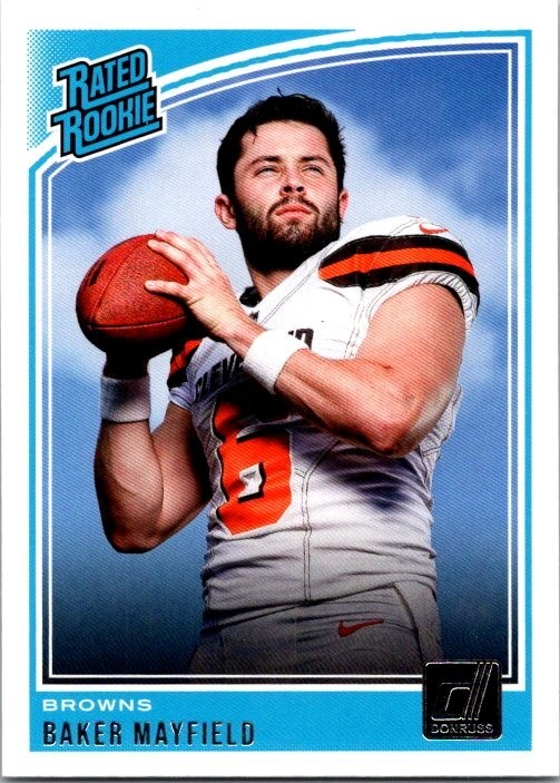 2018 Panini Donruss - Rated Rookie Baker Mayfield #303 (RC)