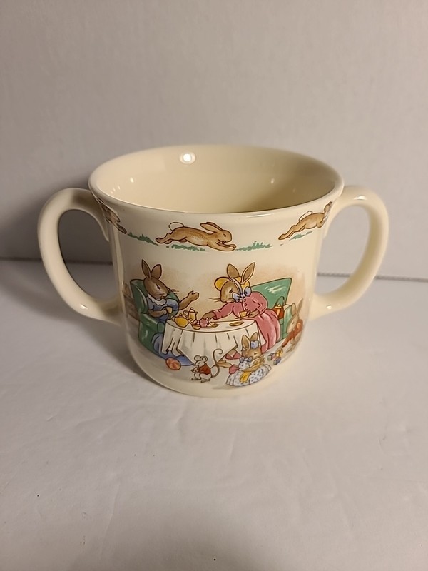 Vintage Collectible Royal Doulton Bunnykins Two Handled Childrens Mug