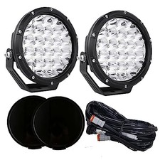 Round LED Offroad Lights 7 Inch Super Bright 7Inch White 6000K Driving Lights